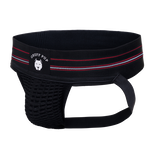 Gruff Pup Woof Air Jockstrap - Bulge-Boost Mesh Underwear In Black, X-Large